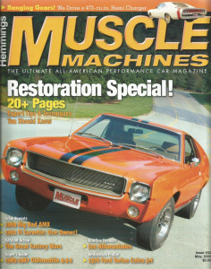 HEMMINGS MUSCLE MACHINES 2006 MAY - AMX, VETTE, 442